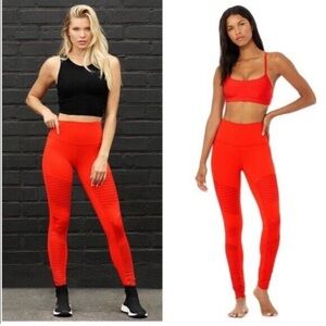 ALO Yoga Red Leggings